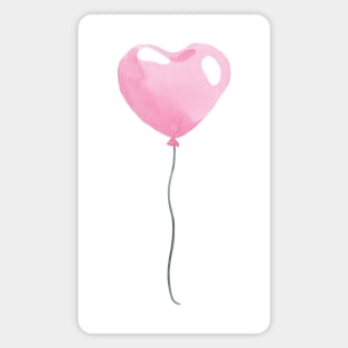 Pink heart balloon Magnet